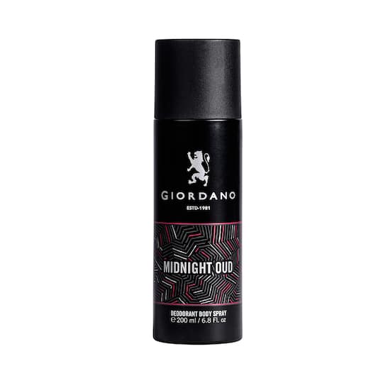 Giordano Midnight Oud Deodorant Spray (200 ml)