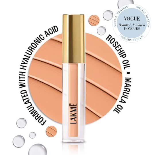Lakme 9to5 Hya Matte Liquid Concealer - Nude (2 ml)