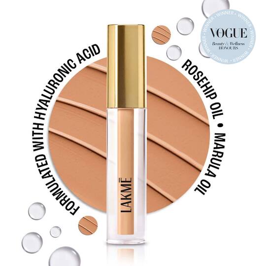 Lakme 9to5 Hya Matte Liquid Concealer - Beige (2 ml)