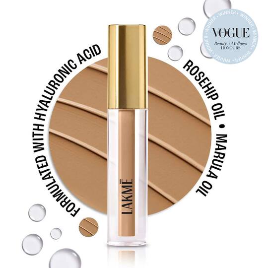 Lakme 9to5 Hya Matte Liquid Concealer - Almond (2 ml)