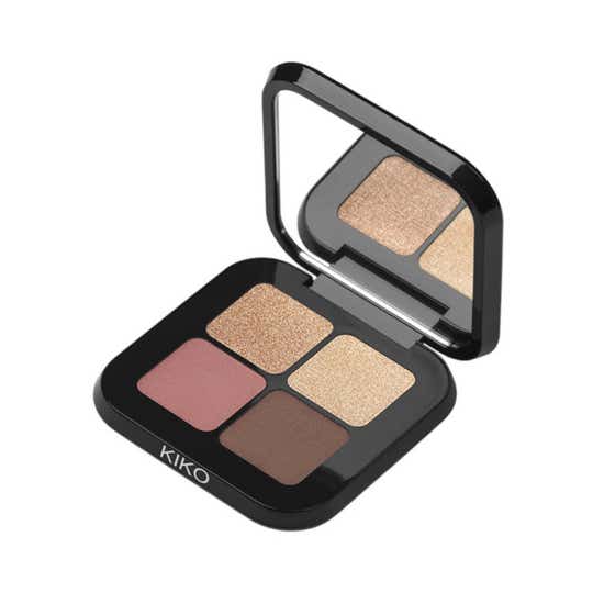 KIKO Milano Bright Quartet Eyeshadow Palette - 02 Rosy Mauve Variations (3.5 g)