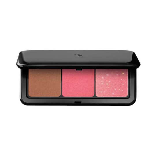 KIKO Milano Multi Finish Trio Blush & Bronzer Face Palette - 03 Pink (7 g)