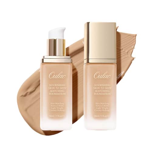 Oulac Nourishing Skin To Skin Matching Foundation - 07/Golden Sand (30 ml)
