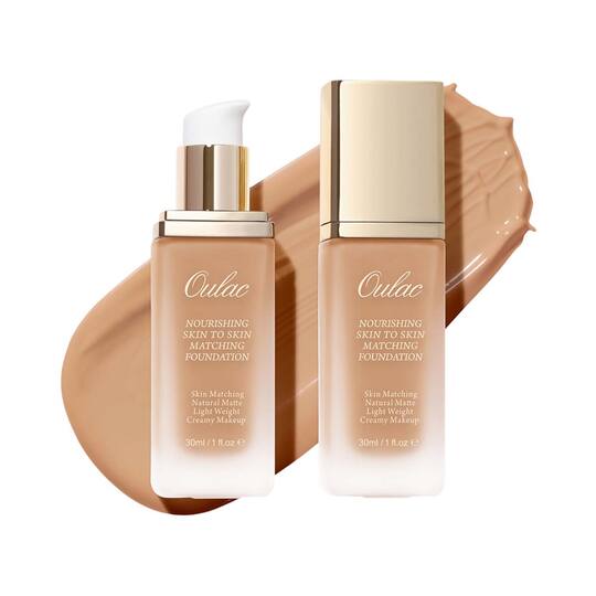 Oulac Nourishing Skin To Skin Matching Foundation - 15/Bronze (30 ml)