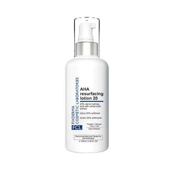 FCL Glycolic Acid AHA 20 Lotion for Body and Face Dead Skin Remover AHA Exfoliating Lotion (100 ml)