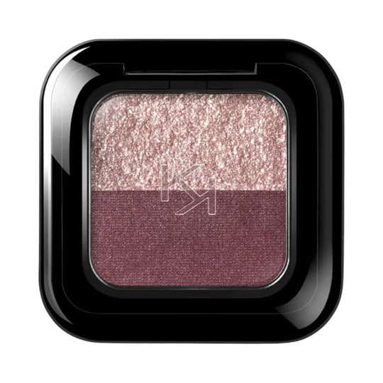 KIKO Milano Bright Duo Eyeshadow - 10 Golden Mauve - Burgundy (1.8 g)