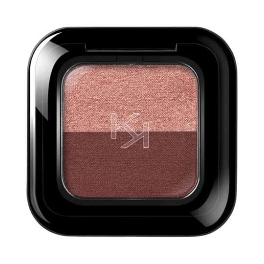 KIKO Milano Bright Duo Eyeshadow - 11 Bright Coral / Wine (1.8 g)