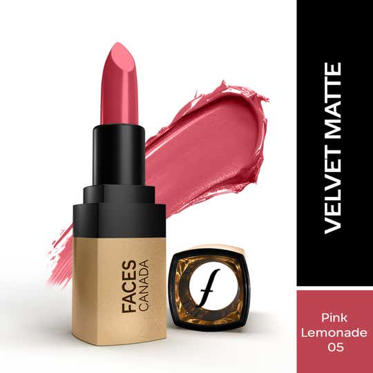 Faces Canada Comfy Matte Velvet Touch Lipstick - Pink Lemonade 05 (4.2 g)