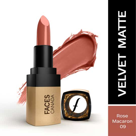 Faces Canada Comfy Matte Velvet Touch Lipstick - Rose Macaron 09 (4.2 g)