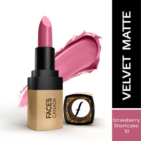 Faces Canada Comfy Matte Velvet Touch Lipstick - Strawberry Shortcake 10 (4.2 g)