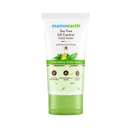 Mamaearth Tea Tree Oil Control Face Wash with Tea Tree & Neem for Normal to Oily Skin (150 ml)
