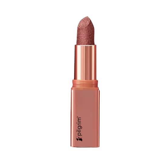 Pilgrim Glitter Lipstick Luxurious 3D Glitter Formula With Matte Finish - 05 Royal Noor (4.2 g)
