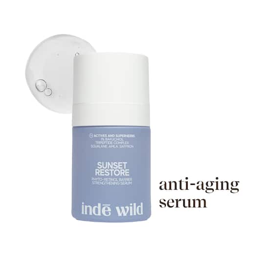 Inde Wild 1% Bakuchiol + 0.5% Tripeptide Restore PM Serum (30 ml)