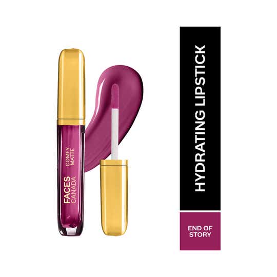 Faces Canada Comfy Matte Liquid Lipstick - End Of Story 03 (3.8 ml)