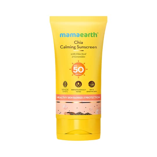 Mamaearth Chia Calming Sunscreen with Chia Seed and Ceramides (50 g)