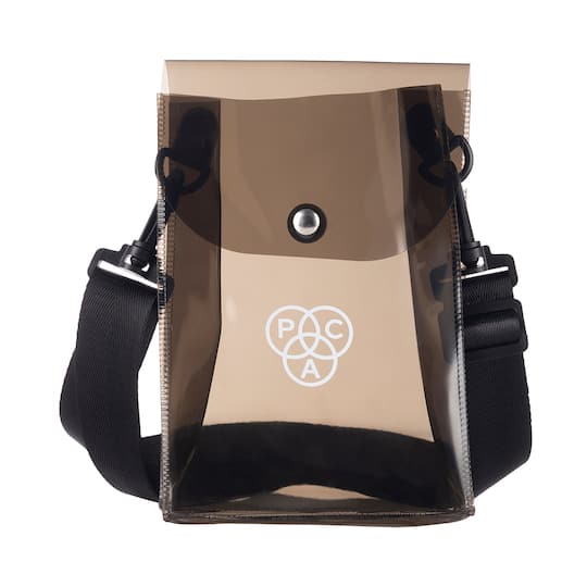 PAC Mini Transparent Makeup Sling Bag - Black