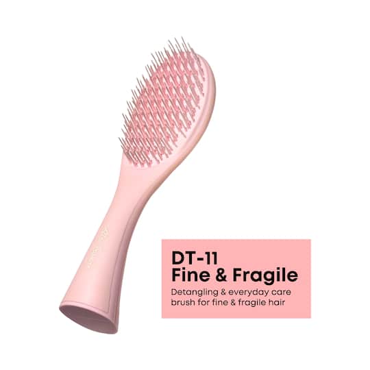 Alan Truman Dt-11 Fine & Fragile Detangling & Everyday Care Brush - Pink