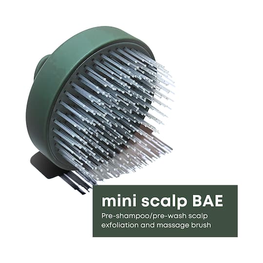 Alan Truman Mini Scalp Bae Shampoo & Massage Brush - Green