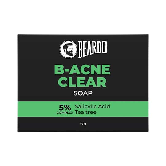 Beardo B-Acne Clear Bathing Bar (75 g)