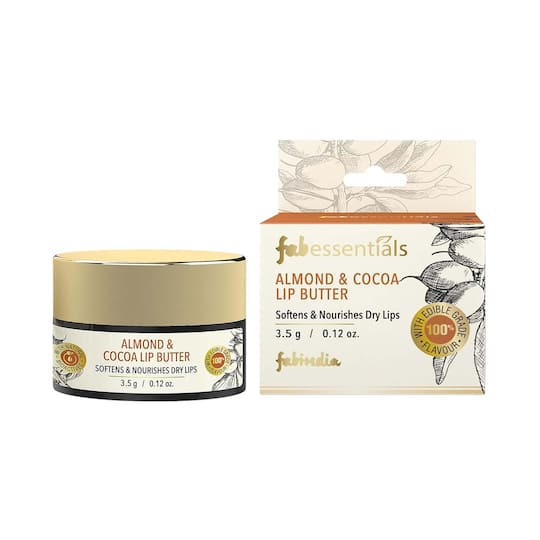 Fabessentials by Fabindia Almond & Cocoa Lip Butter for Chapped Lips (3.5 g)