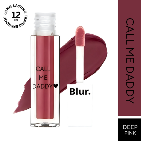 Blur India  Call Me Daddy Matte Liquid Lipstick - Deep Pink (5 ml)