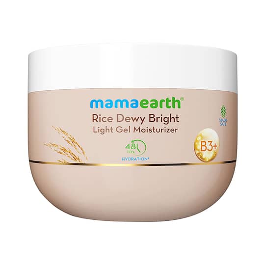 Mamaearth Rice Dewy Bright Light Gel Moisturizer With Rice Water& Niacinamide (200 g)