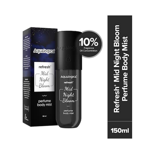 Aqualogica Refresh+ Perfume Body Mist - Mid Night Bloom (150 ml)