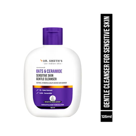 Dr Sheth's Oat & Ceramide Sensitive Skin Gentle Cleanser (125 ml)