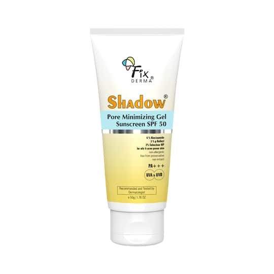 Fixderma Shadow Pore Minimizing Gel Sunscreen SPF 50 PA+++ (50 g)