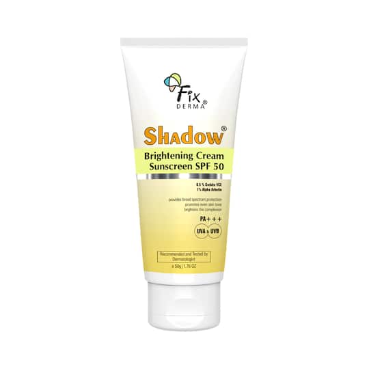 Fixderma Shadow Brightening Cream Sunscreen SPF50 PA+++ UVA/UVB (50 g)