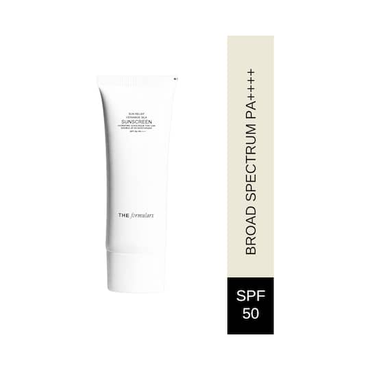The Formularx Sun Relief Ceramide Sunscreen SPF 50 PA++++ with Niacinamide & Hyaluronic Acid (50 g)