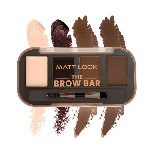 Matt Look The Brow Bar Eyeshadow & Eyebrow Enhancer Palette - Natural-02 (8 g)