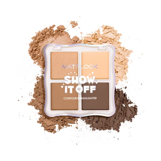 Matt Look Show It Off Contour & Highlighter Combo Palette - Chestnut-02 (18 g)