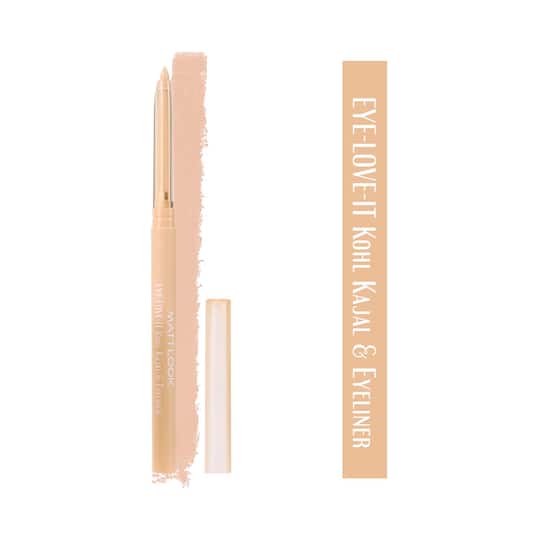 Matt Look Eye Love It Kohl Pencil Eyeliner & Kohl Kajal - Natural Nude-02 (0.2 g)