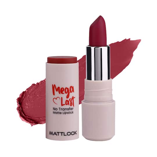 Matt Look Mega Last No Transfer Matte Lipstick - Wine So Fine-8 (3.8 g)