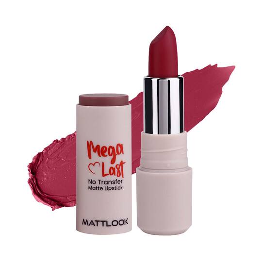 Matt Look Mega Last No Transfer Matte Lipstick - Maroon Dream-10 (3.8 g)