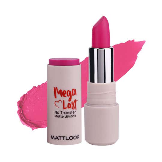 Matt Look Mega Last No Transfer Matte Lipstick - Vibrant Fuchsia-11 (3.8 g)