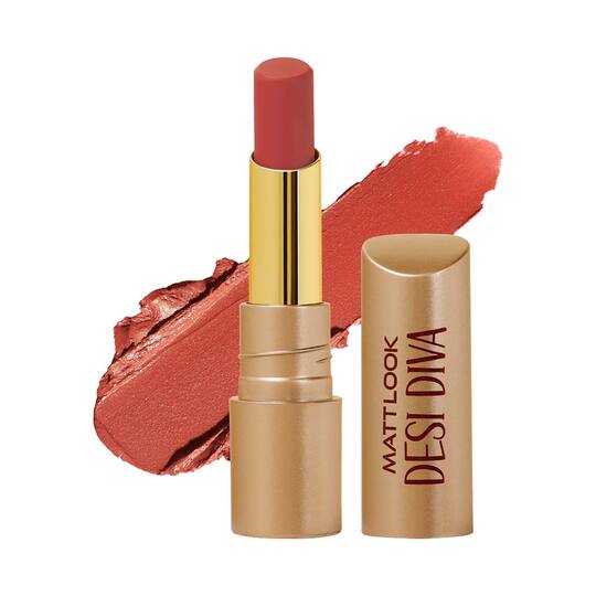 Matt Look Desi Diva Hd Matte Lipstick - Sunset Nude-23 (3.8 g)