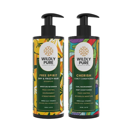 Wildly Pure Curly Free Spirit Shampoo and Cherish Conditioner Combo (2 pcs)