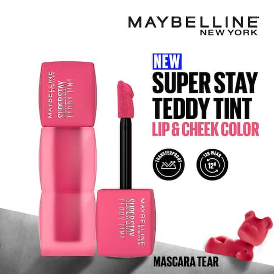 Maybelline New York Superstay Teddy Tint Lip and Cheek Color - Pinky Promise (5 ml)