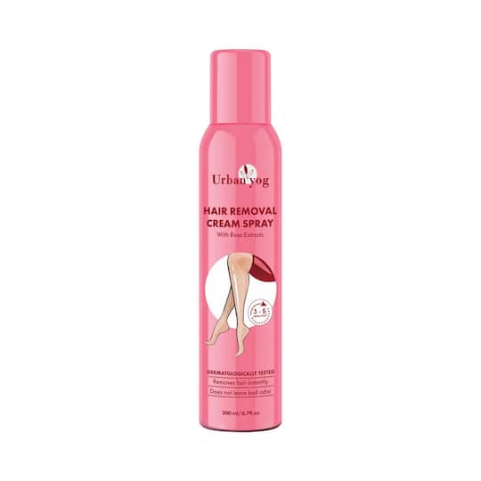 Urban Yog Hair Removal Cream Spray For Women Rose (200 ml)