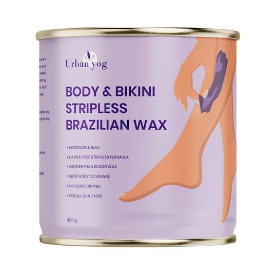 Urban Yog Body And Bikini Stripless Brazilian Wax Beans (400 g)