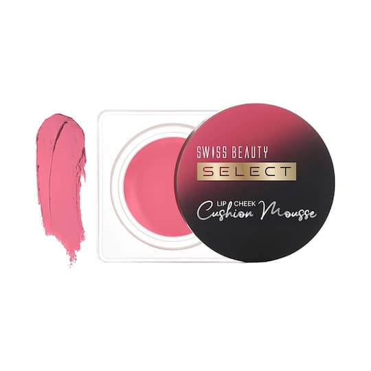 Swiss Beauty Select Lip and Cheek Cushion Creamy Mousse - 4. Velvet Red (4.5 g)