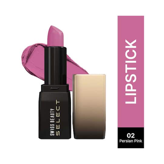 Swiss Beauty Select Dare to Matte Creamy Lipstick - 2 Persian Pink (3.8 g)