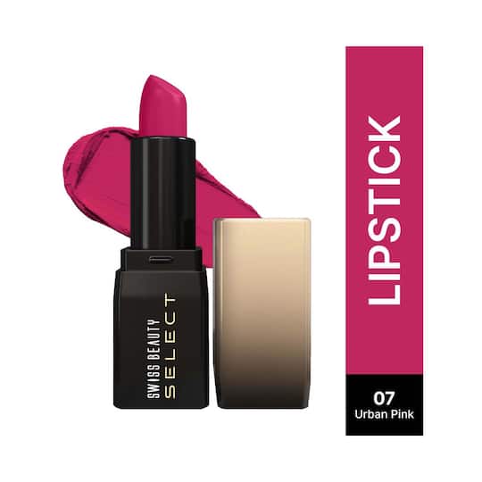 Swiss Beauty Select Dare to Matte Creamy Lipstick - 7 Urban Pink (3.8 g)