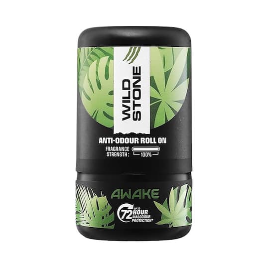 Wild Stone Awake Anti Odour Roll on for Men (50 ml)