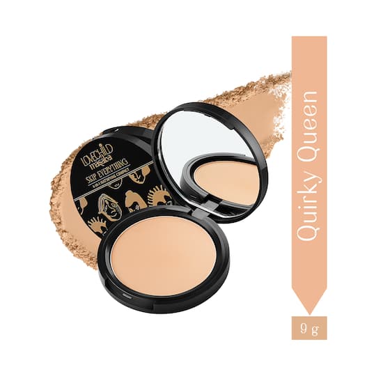 LoveChild Masaba Skip Everything 4-In-1 Mattifying Compact - Quirky Queen (9 g)