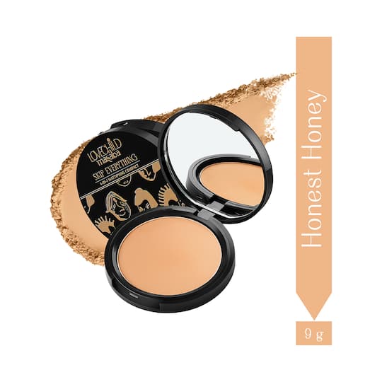 LoveChild Masaba Skip Everything 4-In-1 Mattifying Compact - Honest Honey (9 g)