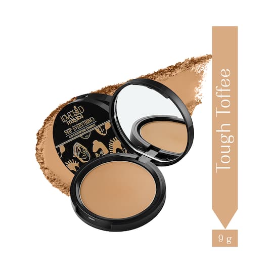 LoveChild Masaba Skip Everything 4-In-1 Mattifying Compact - Tough Toffee (9 g)