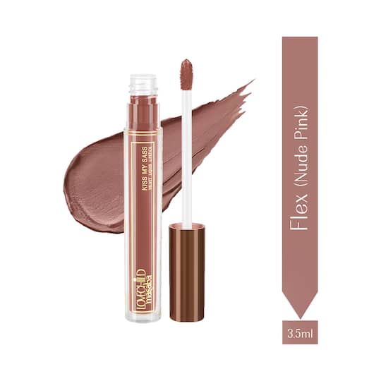 LoveChild Masaba Kiss My Sass Velvet Liquid Lipstick - Flex (3.5 ml)